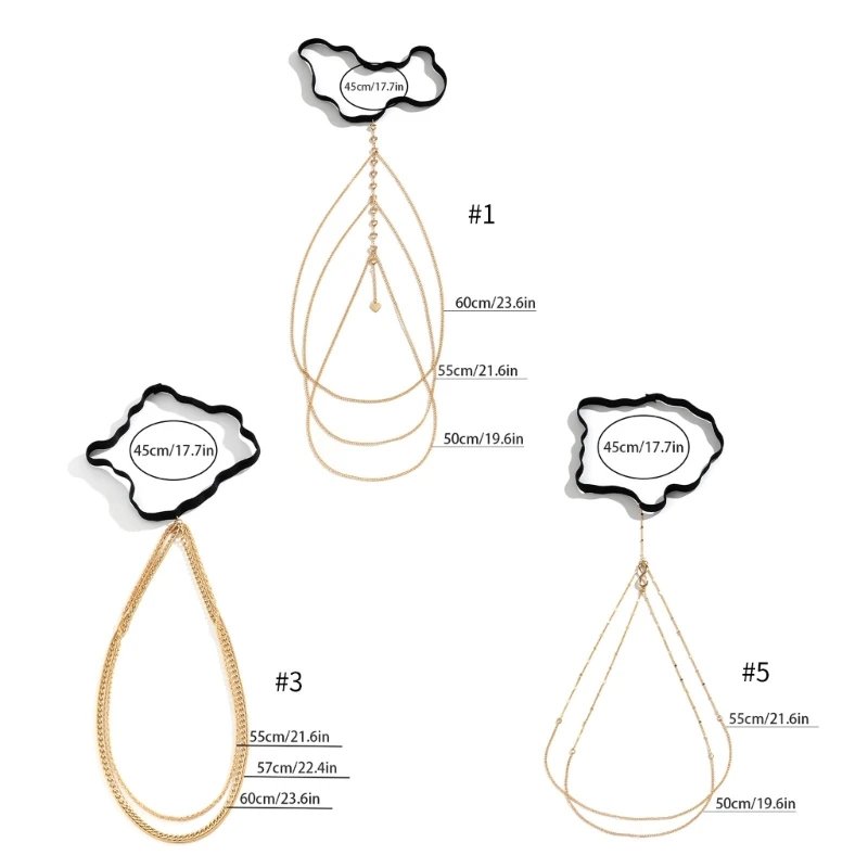 Unique Simple Leg Chain Elastic Thigh Chain for Woman Summer Prom Party Jewelry