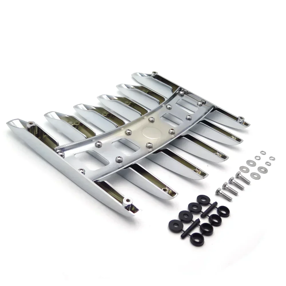 Motorcycle Stealth Top Luggage Rail Rack for Harley Davidson Road King Road Glide Touring Tour Paks Tour Packs Skull