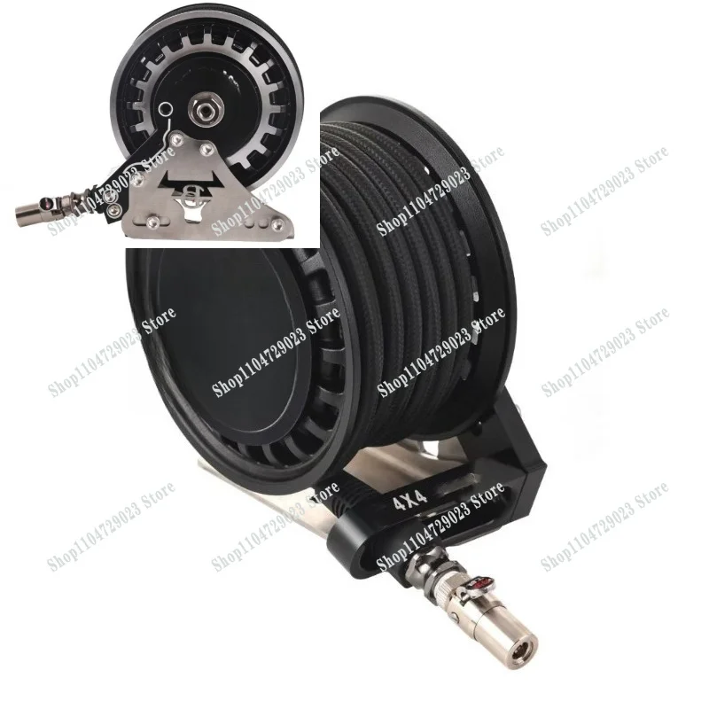 Outdoor desert off-road fifth-generation tire intelligent recycling reel