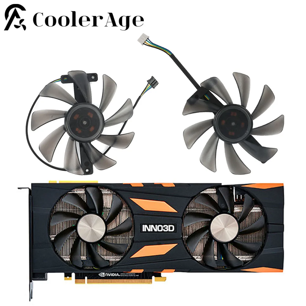 85mm CF9015H12S Video Card Fan Replacement For INNO3D RTX 2080 2080 Ti 2070 TWIN X2 OC Graphics Card Cooling Fan