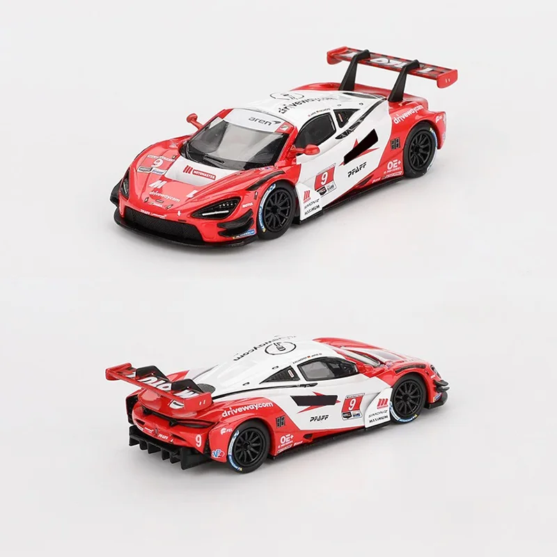 MINIGT Diecast 1:64 Scale 720S GT3 Evo 2024 IMSA 993# Alloy Simulation Car Model Collection Ornaments Holiday Gift Display