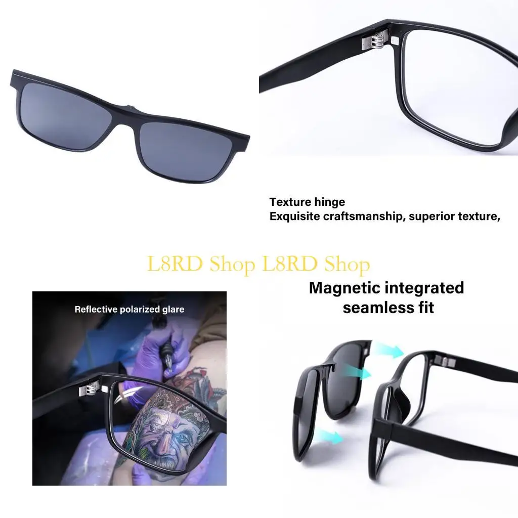 

L8RD Tattooing Safety Glasses With Practical UV Light Blocking Tattooing Guard For Vibrant Color And Skin
