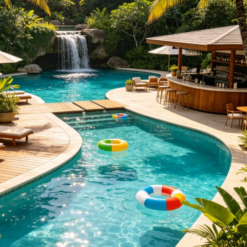 Customized Large Hard Shell Square Container Swimming Pool Foldable Metal Frame for Garden Summer Party Family Camping