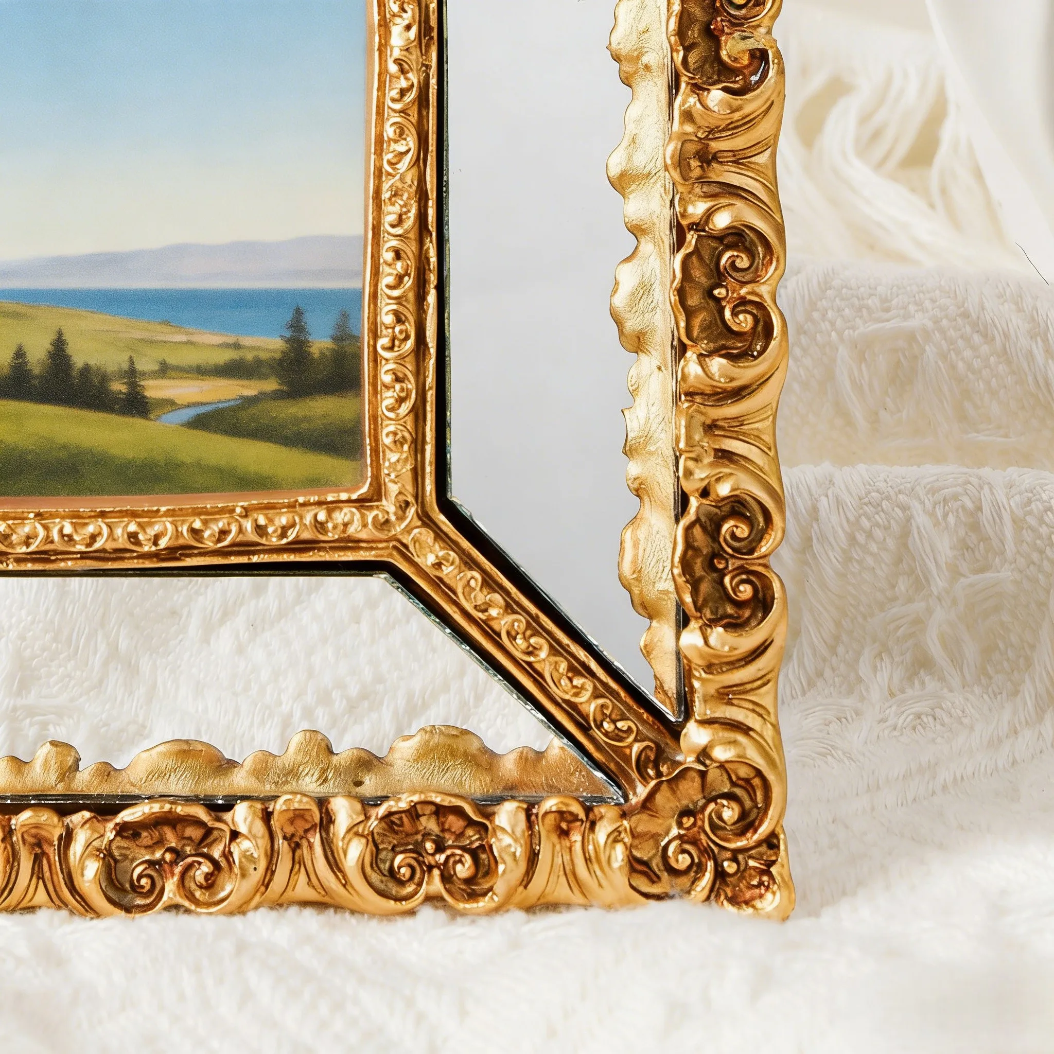 إطار صور من الراتنج الذهبي قطع - مراجعة Resin Art Photo Frame وسعره