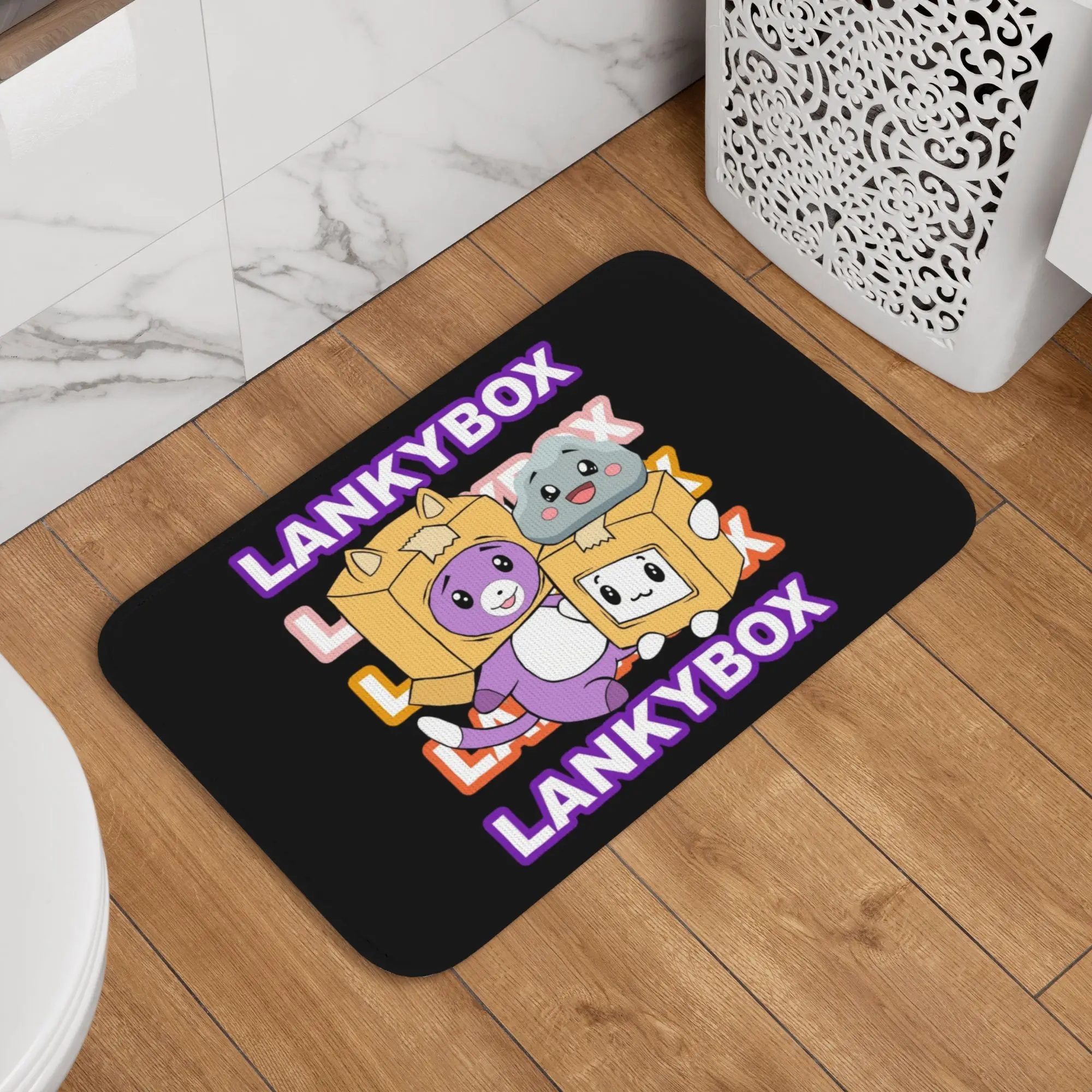 Custom Game Lanky Box Fashion Anime Cartoon  Front Floor Door Entrance Mat Indoor  Bath Kitchen Doormat Toilet Carpet Rug
