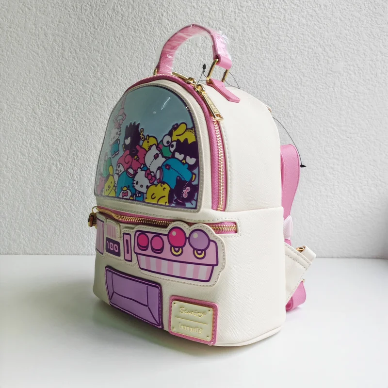 Nowy rodzinny plecak Sanrio Loungefly Hello Kitty Bag Elementary Children Shoolbag Plecak damski Torba na co dzień Prezenty świąteczne