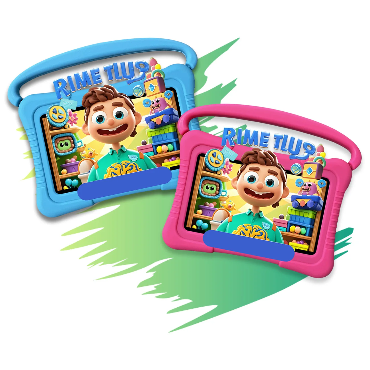 new-7-inch-children's-android-educational-and-entertainment-gifts-for-children-dual-camera-parental-control，blue