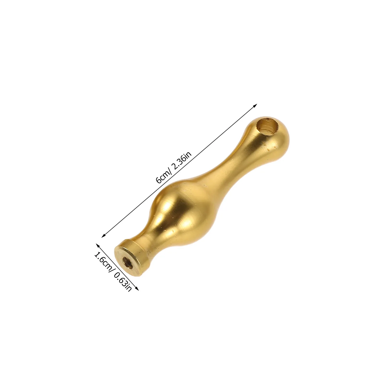 4Pcs Metal Railing Post End Caps Gold Finish Shelf Spindles for Glass Cabinet Railings Serving Cart Decorative Hardware