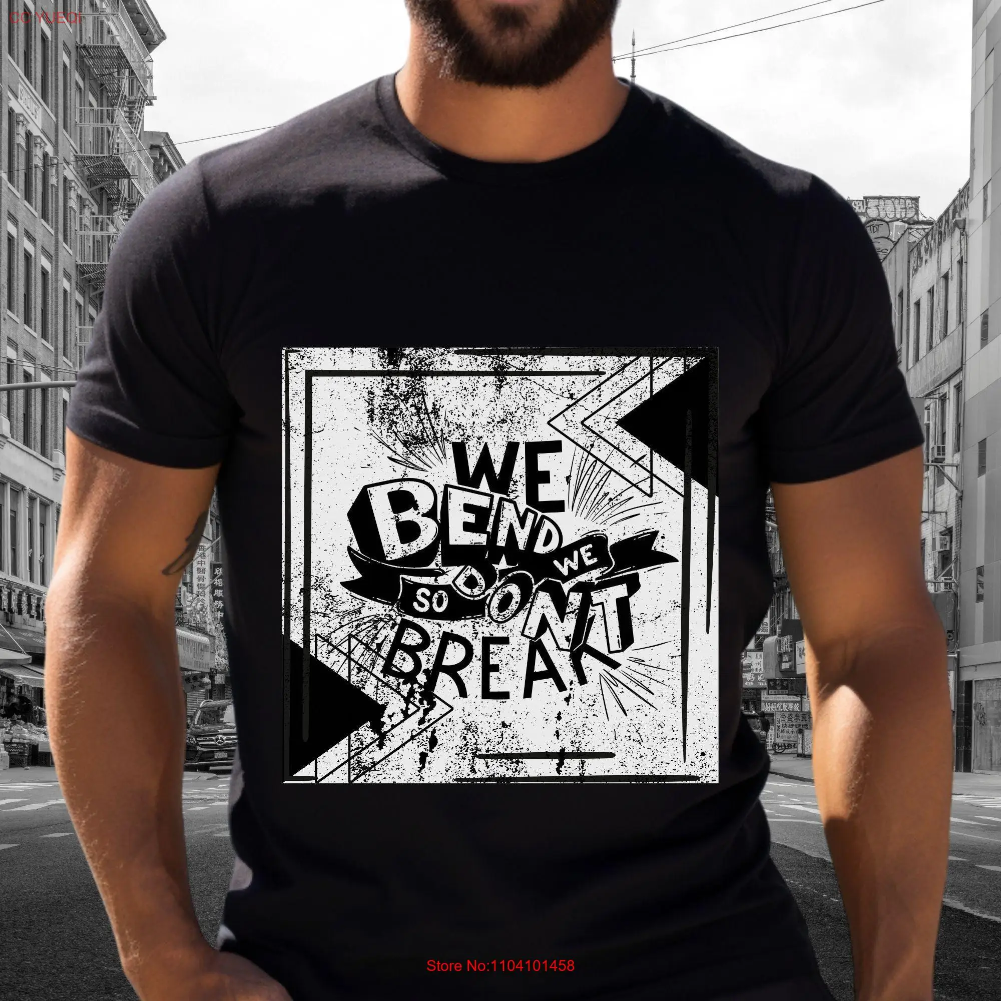 We bend so don't break men power shirt motivation got this give up t stylish long or short sleeves