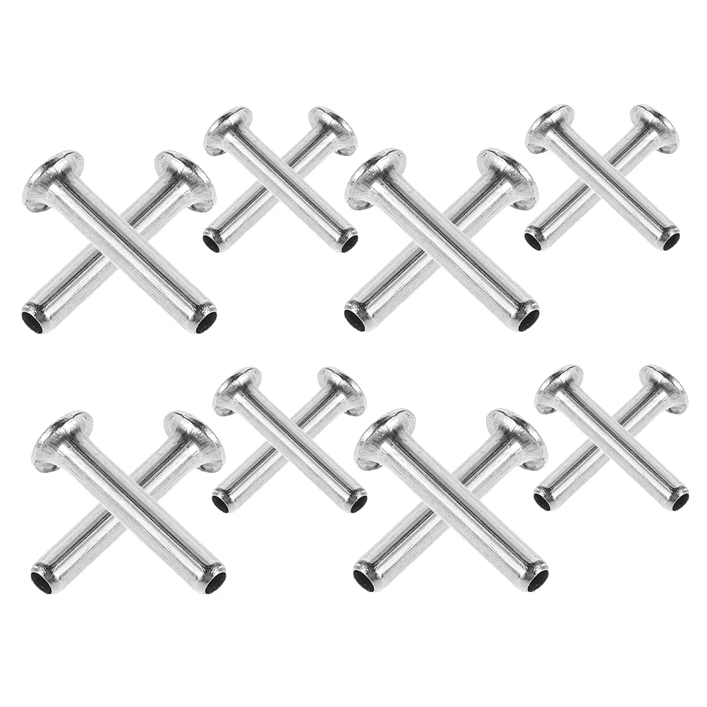 

16 Pcs Umbrella Rivets Replacement Tubular Pins Metal Parts of Umbrellas Travel
