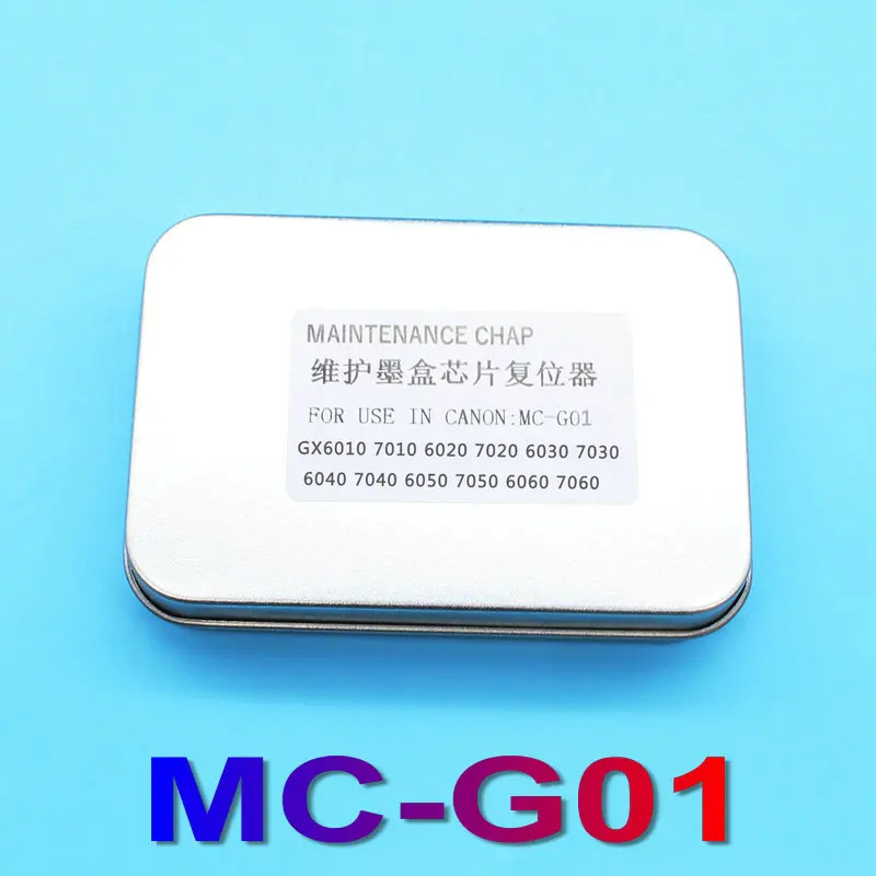 For Canon Maintenance Ic Chip Resetter MC-G01 Reset GX6010 GX7010 GX6020 GX7020 GX7030 GX6040 GX7040 GX6050 GX7050 GX6060 GX7060