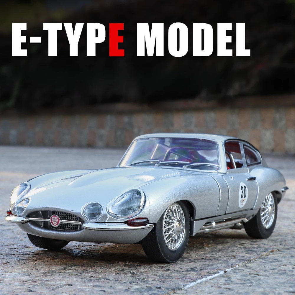 

1:24 E-TYPE M3 модель автомобиля игрушка металлический корпус резиновые шины колесо рулевое управление амортизирующие модели спортивных автомобилей хобби украшения подарки