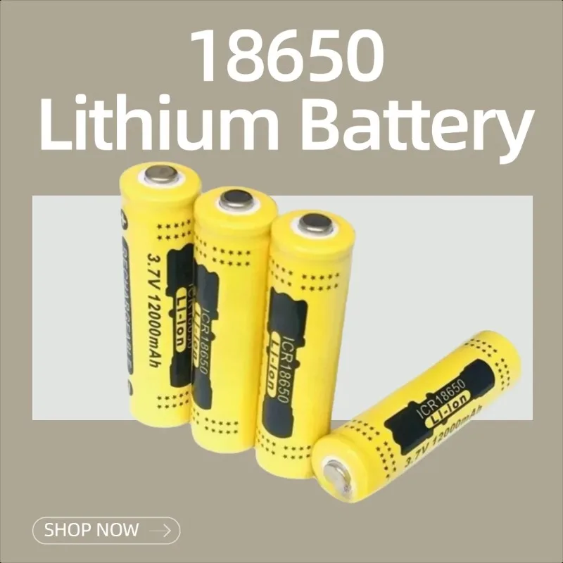 

18650 Hot Selling 3.7V 12000mAh Rechargeable Lithium Battery