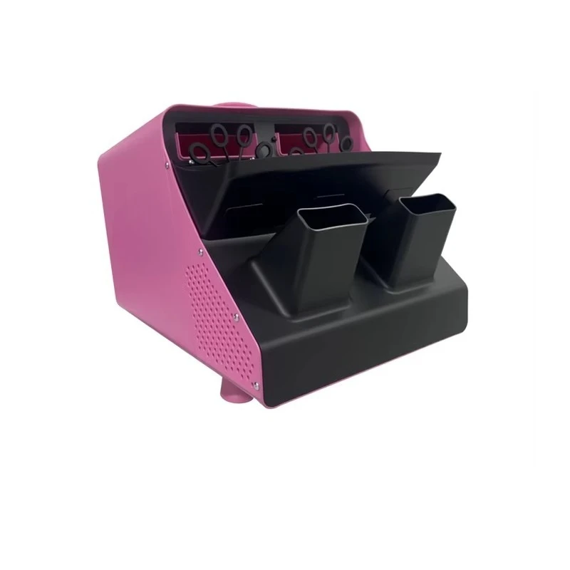 LED Smoke Bubble Machine Remote Control Stage Effect Automatic Bubble Blowing Machine for Weddings Party Event
