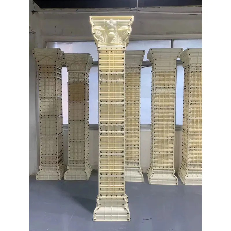 

Квадратная утолщенная римская колонна, пластиковая стальная квадратная наружная стена, покрытая стеной, европейская вилла, китайский полный набор дверей, квадратный