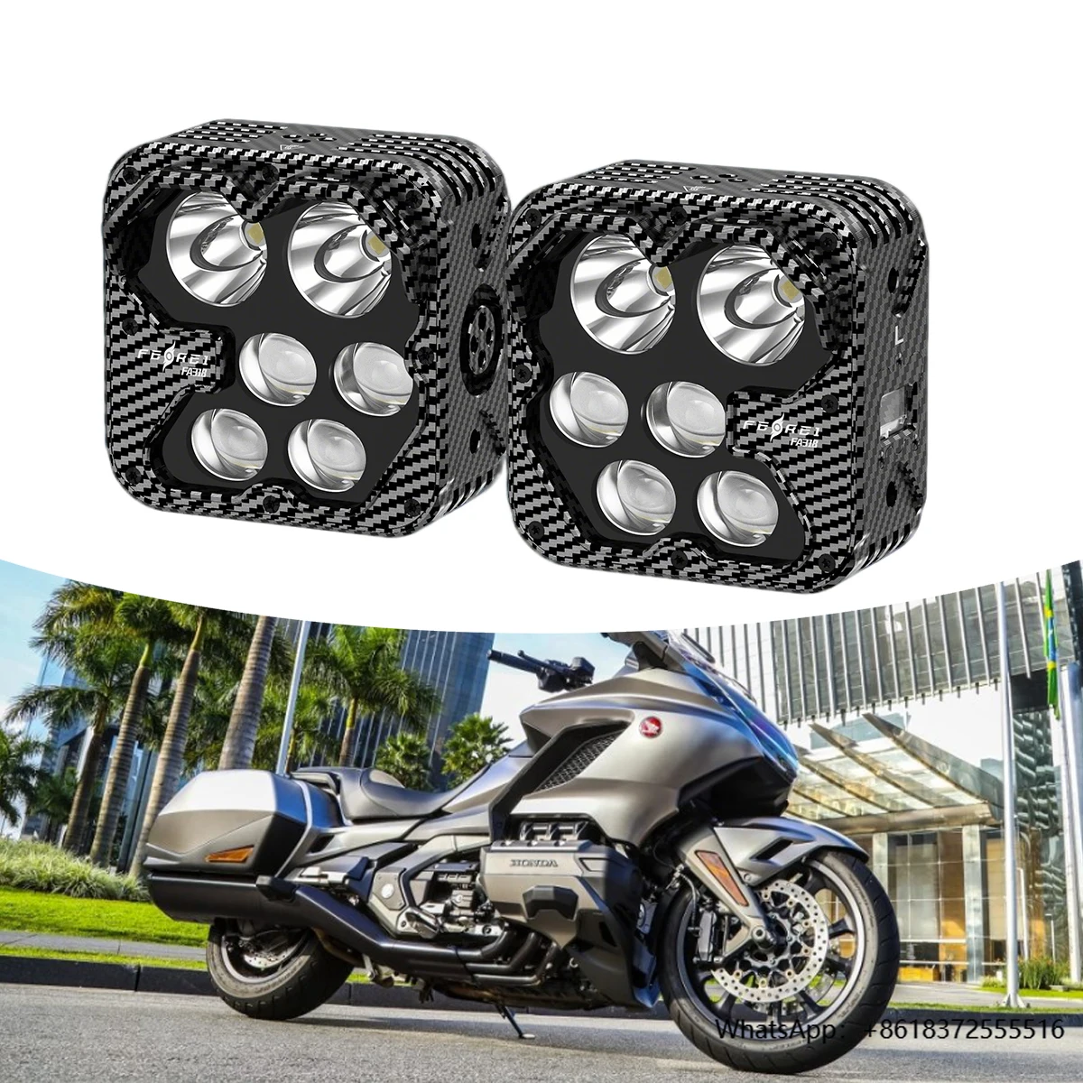 

daFerei Professional LED Motorcycle Lighting System Aluminium Alloy Fog & Daytime Running Lights for R1250 GS Adventure
