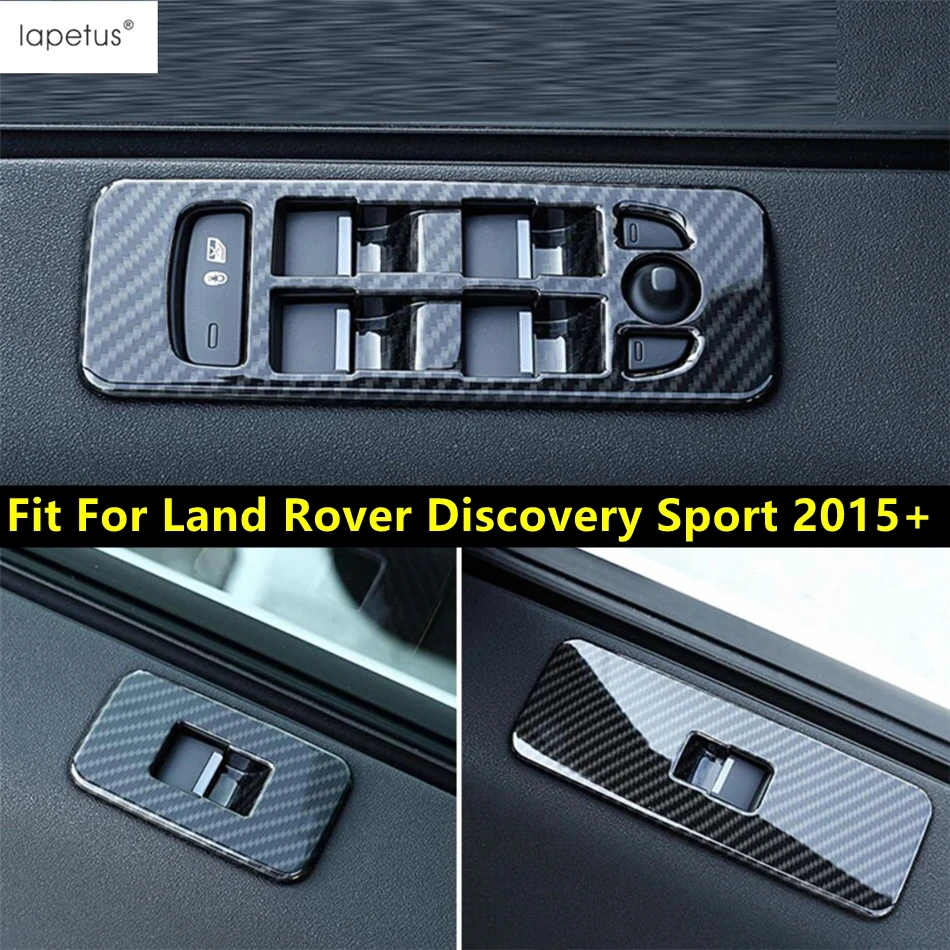 

Car Inner Door Armrest Window Lift Switch Control Button Panel Cover Trim Accessories For Land Rover Discovery Sport 2015 - 2023