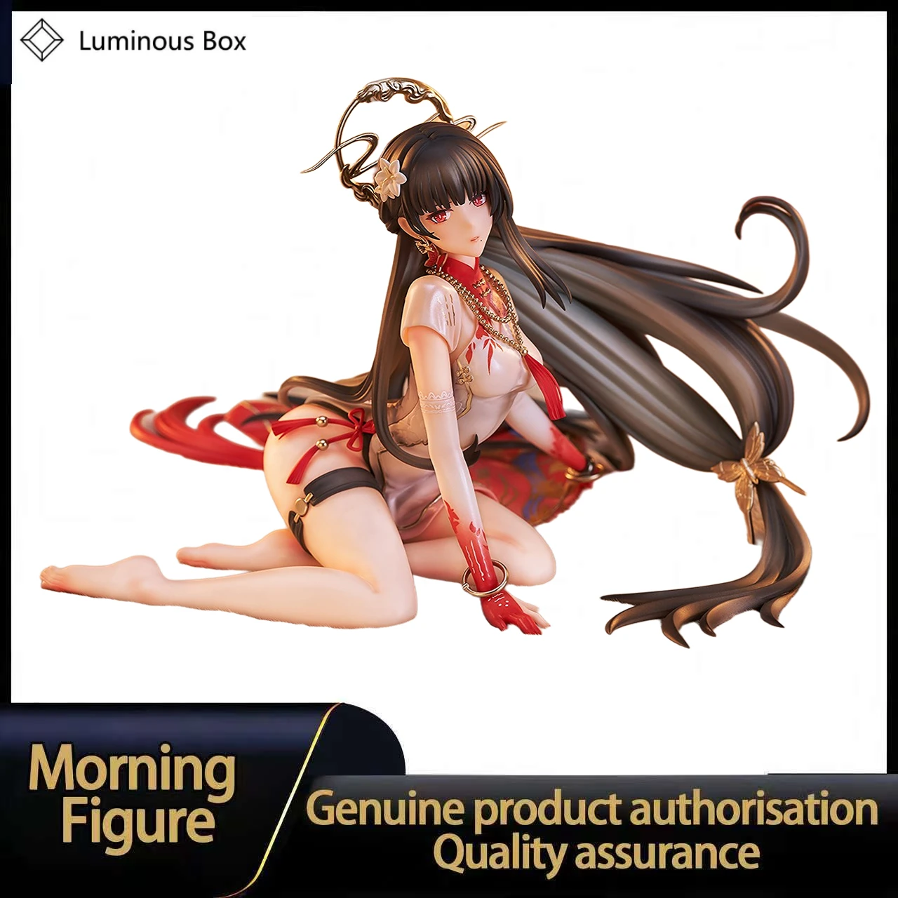 

In Stock Luminous Box GRAY RAVEN PUNISHING Qu Hong Xiao Chun Xie 1/7 Scale Figure Toy Model Collection