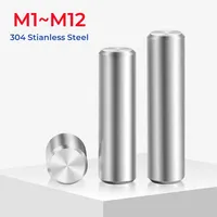 M1 M1.5 M2 M2.5 M3 M4 M5 M6 M8 M10 M12 304 Stainless Steel Cylindrical Pin Locating Dowel Fixing Lock Pins Shaft Solid Metal Rod