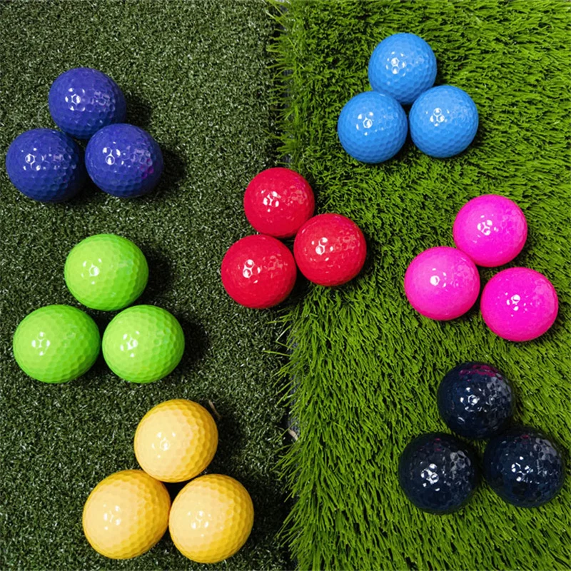 Colorful Golf Practice Balls, Wholesale Price in Stock, New Golf Balls