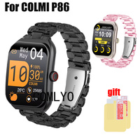 For COLMI P86 Strap Wristband PC Plastic Clear Smart Watch Women men Band Screen Protector films