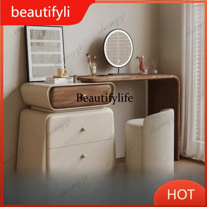 

A139 Storage Europe Vanity Table Glossy Lighting White Europa Vanity Table Clothing Mini Meuble De Chambre Furniture For Home
