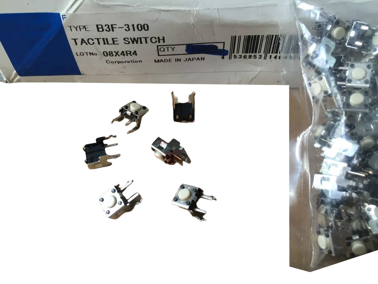 Original NEW 0,98n, 6x6 x B3F-3100 mm  Spare parts