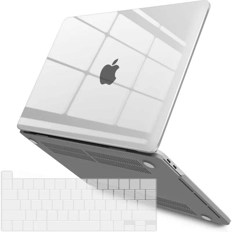 

Совместим с твердыми чехлами MacBook Pro15(A1990, A1707) 2019-2016 гг. с чехлом для клавиатуры на 15 (сенсорная панель), кристально чистый