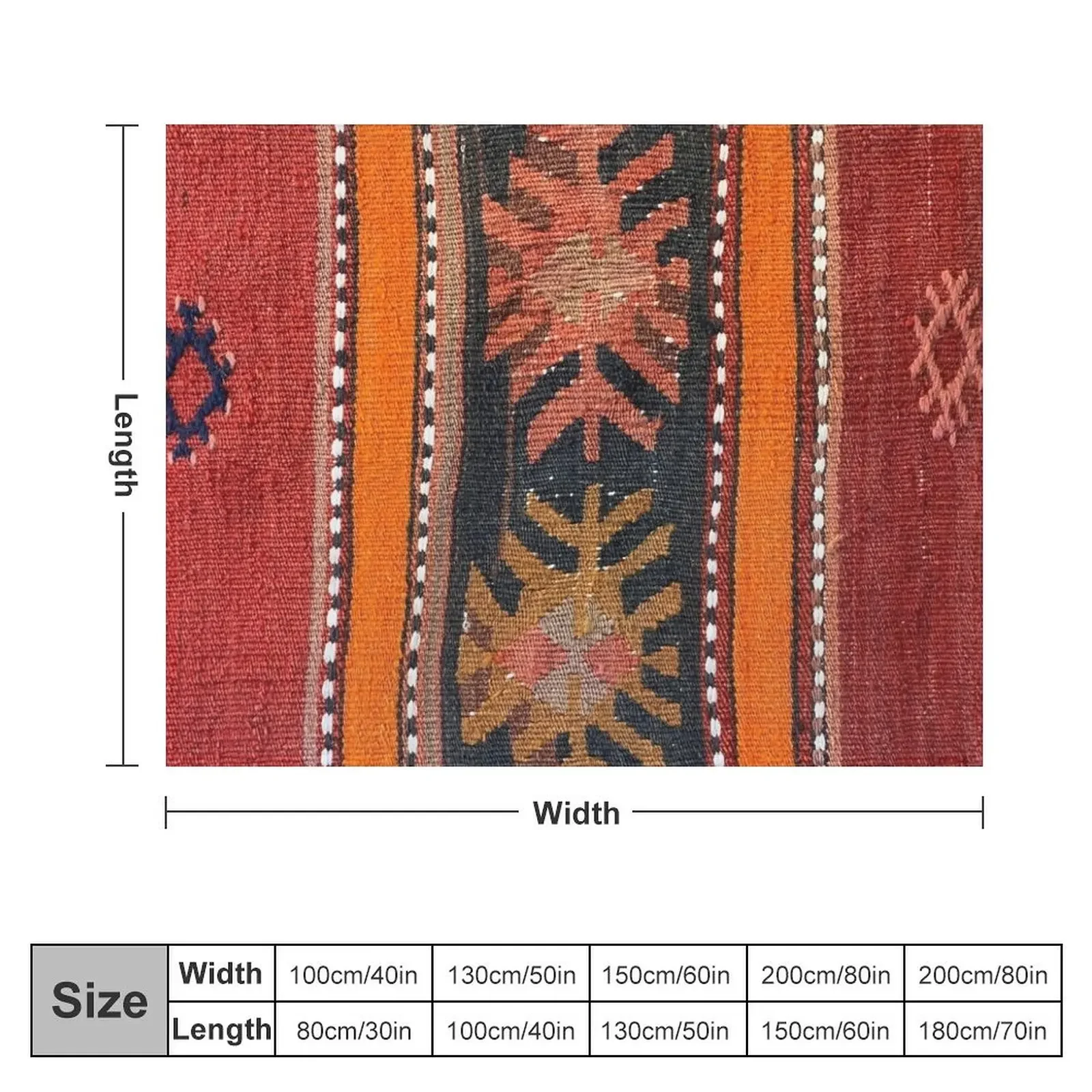 Decorative Kilim, Navaho Weave, Woven Textile Throw Blanket sofa bed Polar Blankets