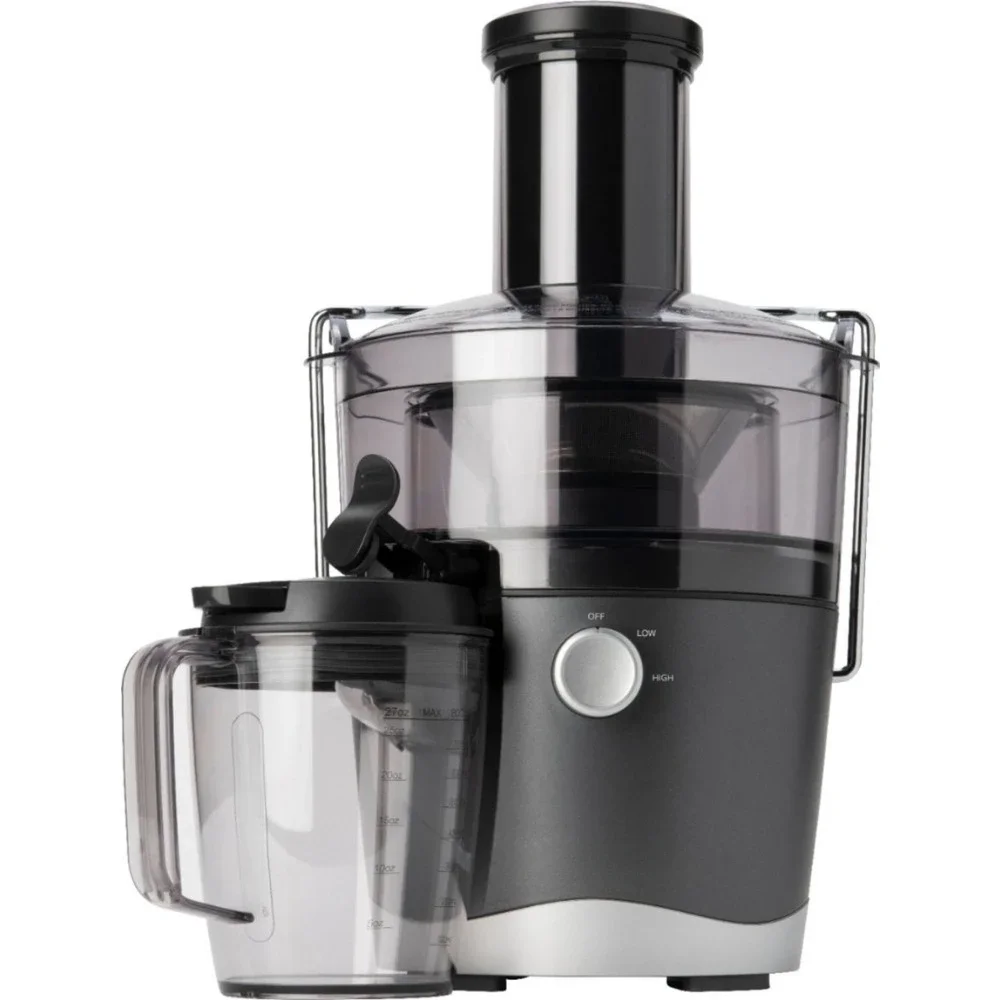 

Juicer Machine, 800W Motor Base, Fruit Vegetable, Easy To Clean, Stainless Steel, Centrifugal Juice Extractor