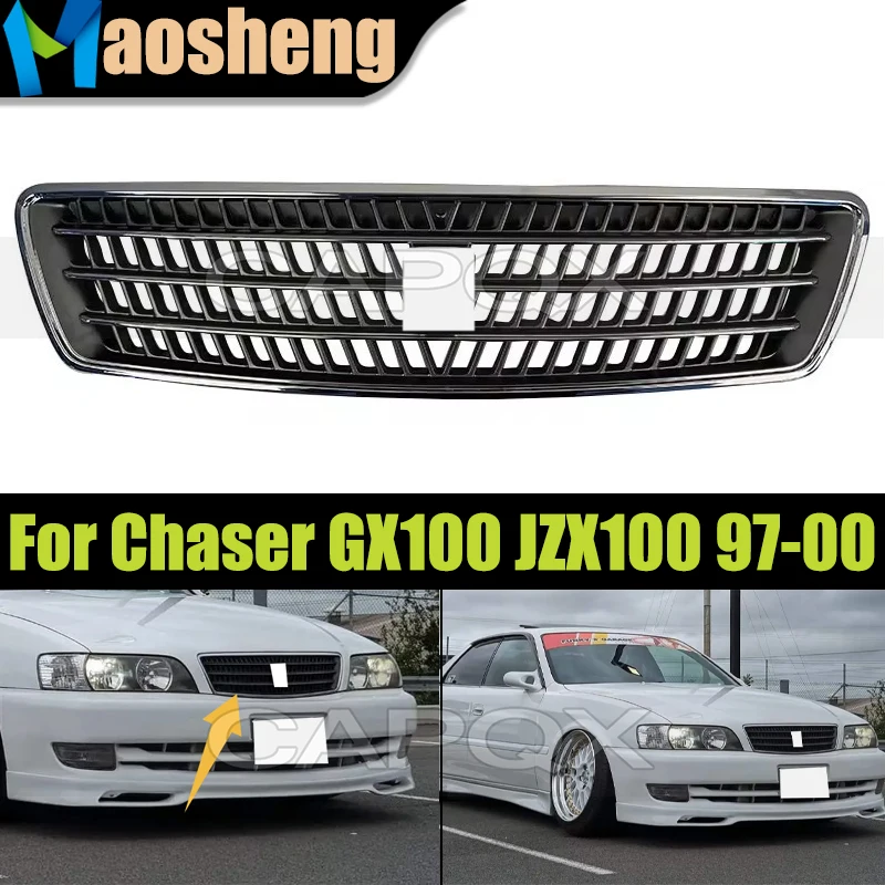 

Автомобильный передний бампер, капот, решетка радиатора для Toyota Chaser GX100 JZX100 1997 1998 1999 2000, сетчатая решетка переднего бампера автомобиля