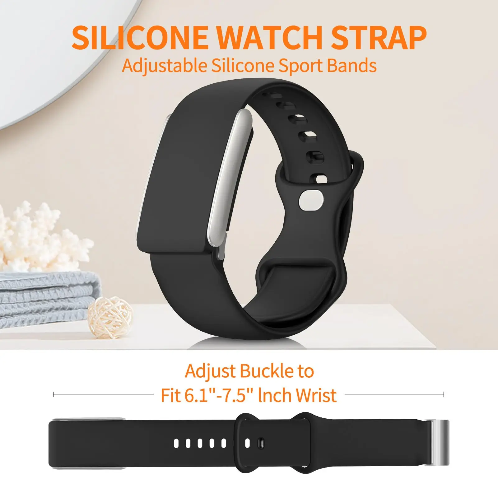 For Whoop 4.0/5.0 Watch Straps Soft-Touch Silicone Bands For WHOOP One Peak Wristband Fitness Tracker Whoop Life ECG Straps