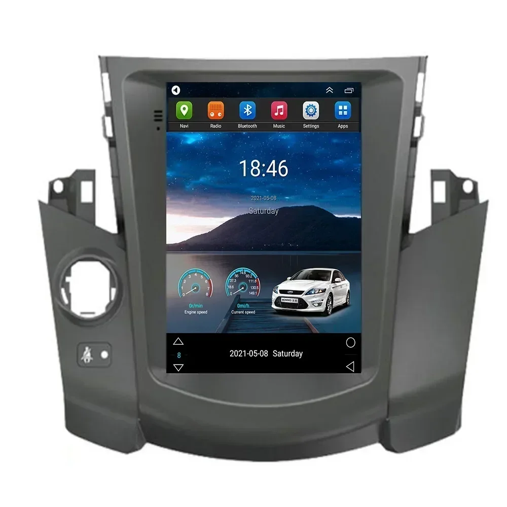 Multimedia Player For Toyota RAV4 2007 2008 - 2015 Car Radio Tesla Style radio GPS Navigation Android 13 Camera