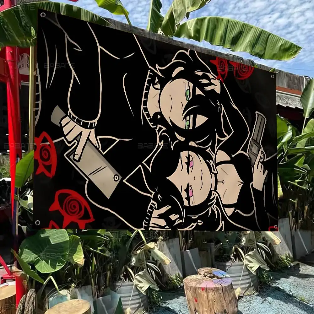 The Coffin Of Andy And Leyley Game Retro Flags Multiple Choice Living Studio Booth Interior Decoration Banner