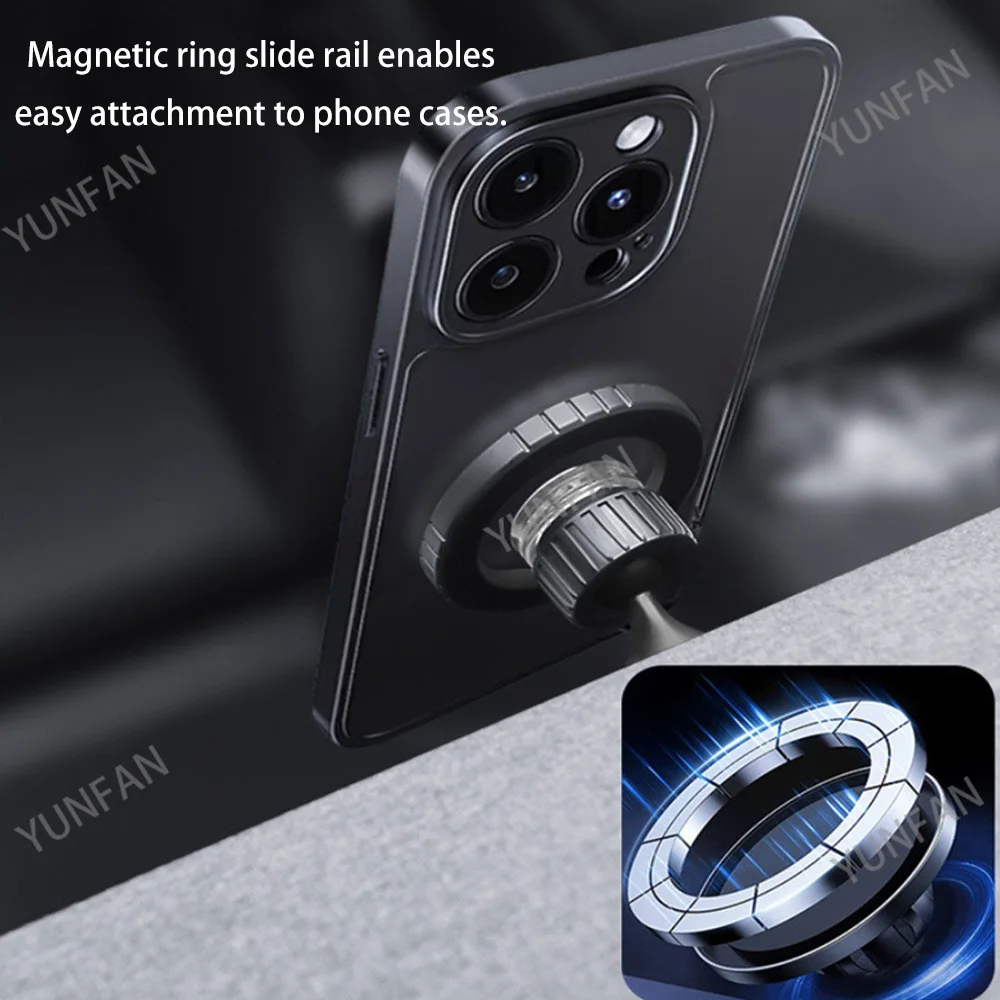 2026 For Tesla Model YL Dash Phone Holder All-in-One Rubidium Magnet ABS Silicone Construction