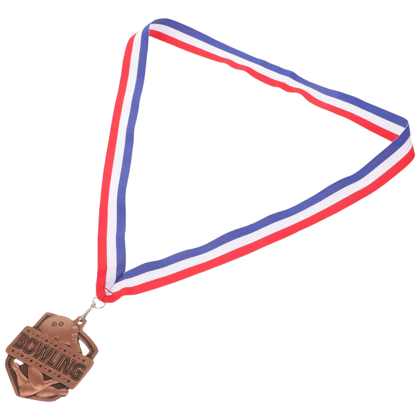 

Декоративная медаль для боулинга из цинкового сплава, круглая, с лентой, наградная медаль для соревнований и призов