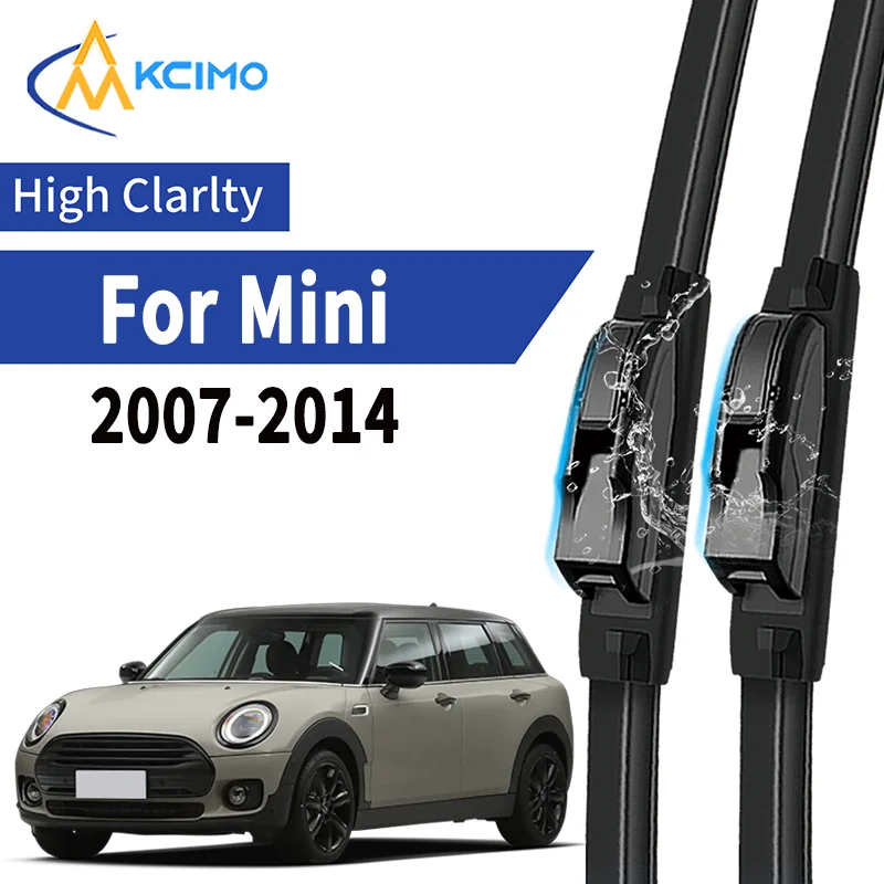 

2pcs Silent Wiper Blades for Mini Clubman Mk II R55 2007-2014 All-Weather Durable Rubber Windscreen Wiper Car Accessories