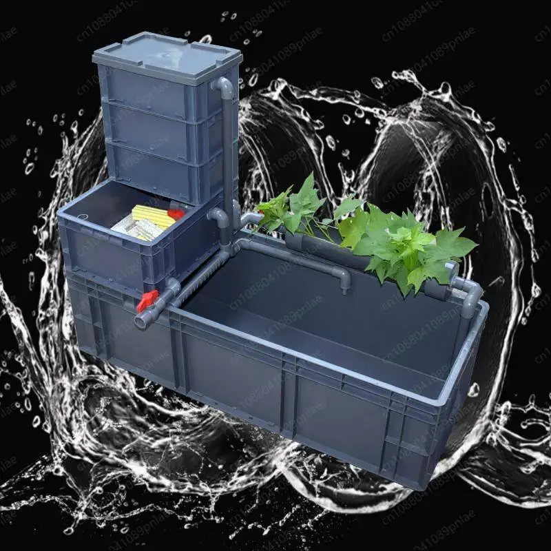 DIY Swamp Filter Ecological Tank, Turtle Amphibious Breeding Pot