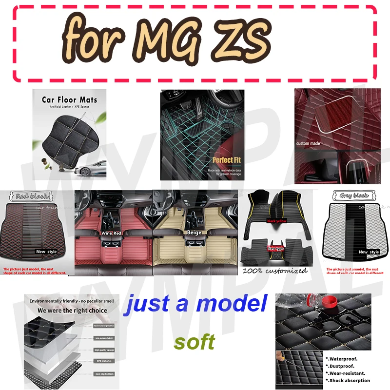 

LUXURY Non-hybrid Car Mats For MG ZS ZX ZST Astor ZS11 Crossover 2018~2022 Car Floor Mats