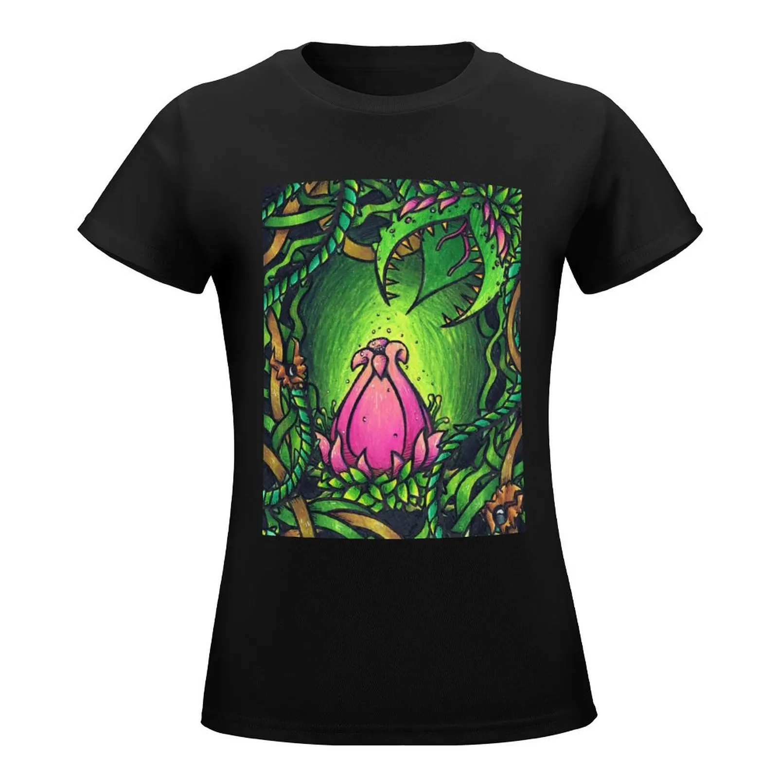 Terraria- Plantera T-Shirt summer top graphics spring clothes Women 2024