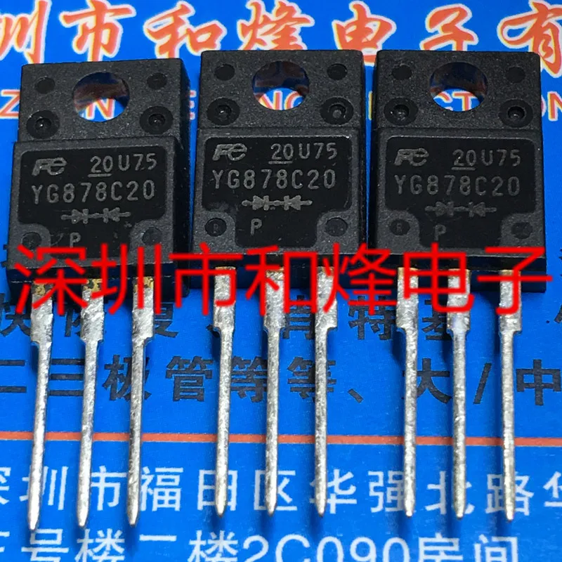 (5 Pieces) A2098 2SA2098  TO-220F / K3699 2SK3699  900V 3.7A / YG878C20  TO-220F / YG982S6  TO-220F