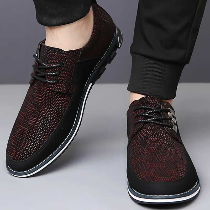 

Мужская кожаная повседневная обувь, прогулочная обувь на мягкой подошве, роскошные брендовые мужские студенческие легкие лоферы для папы, большой размер 50, 51, 52, 53