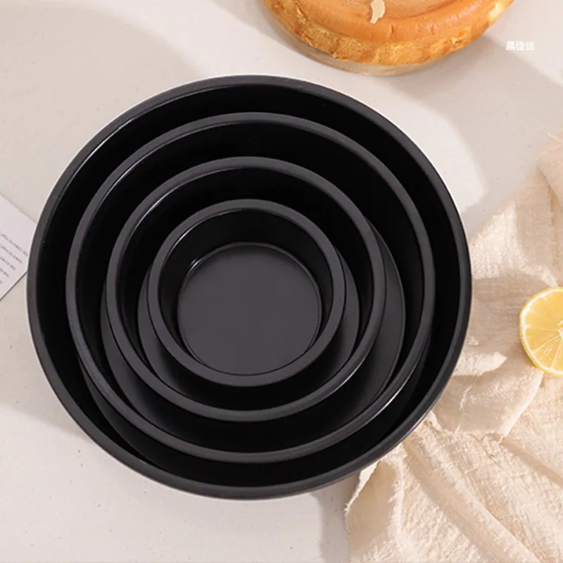 4/6/8/10 Inch Round Springform Cake Pan, Non-stick Removable Bottom Baking Mold for Chiffon Cake, Home Oven Use ﻿
