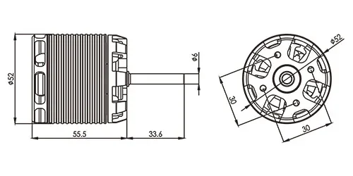 ALIGN Trex 730MX Brushless Motor 850/960KV for 550/600 Align Trex TAROT KDS A5 LOGO XL/TG520 RC Helicopter HML73M01