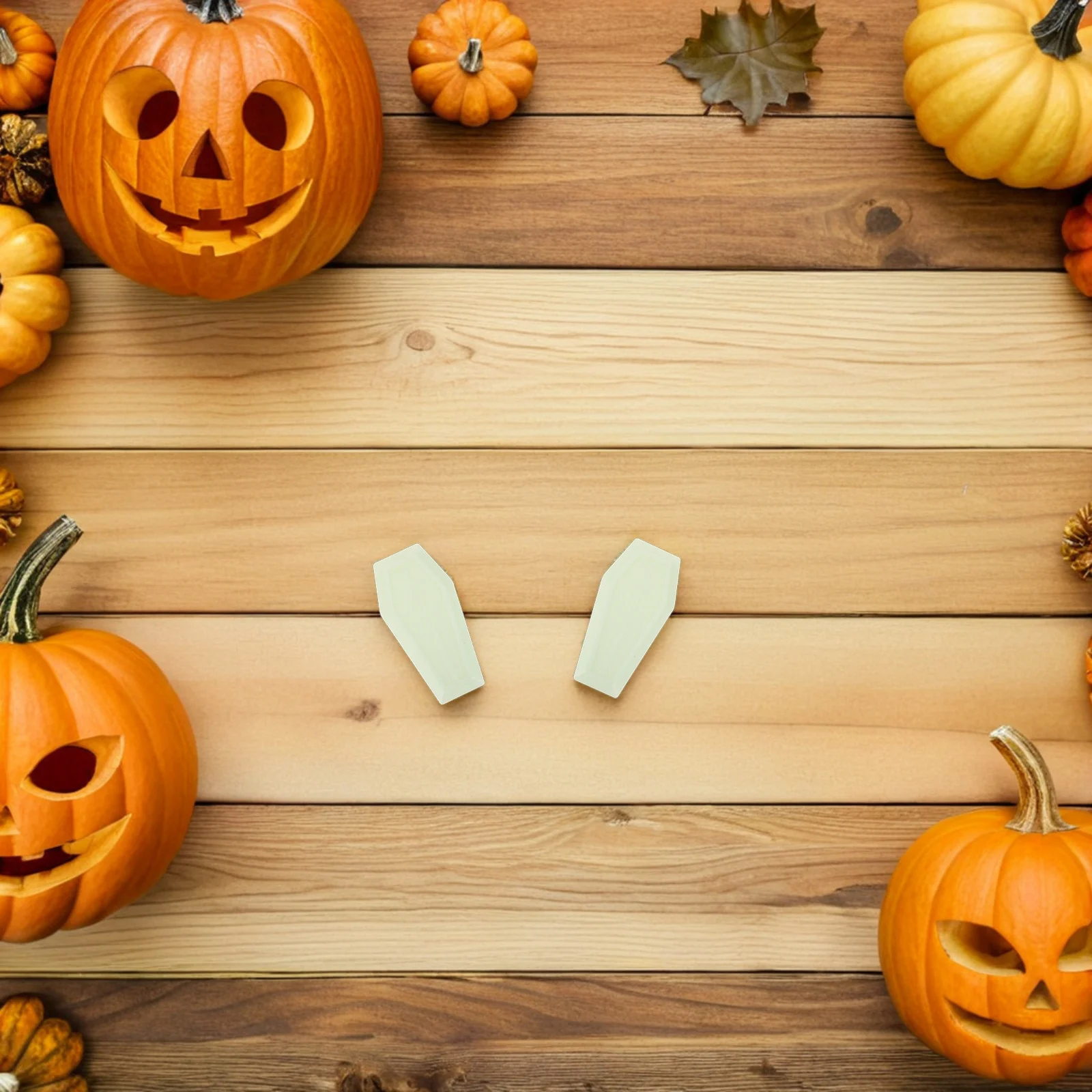 

20Pcs Mini Coffin Boxes Halloween Party Decor Glow in The Dark Design Spooky Ambiance Interactive Prank Props Coffin Decor