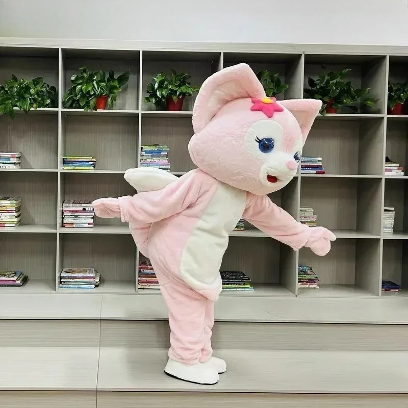 ชุดคอสเพลย์การ์ตูน LinaBell Lina Bell Fox Mascot เครื่องแต่งกายโฆษณาพิธีชุดแฟนซีสัตว์ Carnival Props