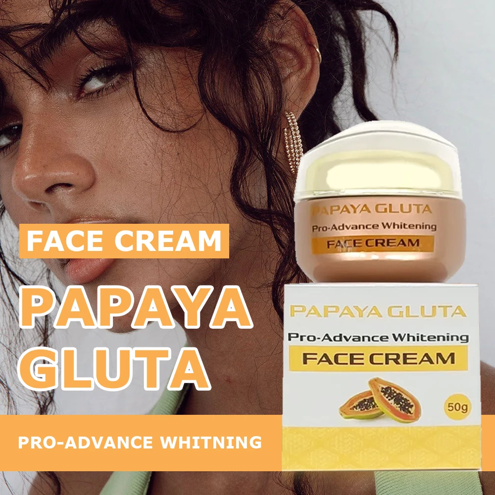 Natural Papaya Enzyme Skin Care Whitening Brightening Cleansing Pore Exfoliation Acne Removal Nourishing Skincare Set