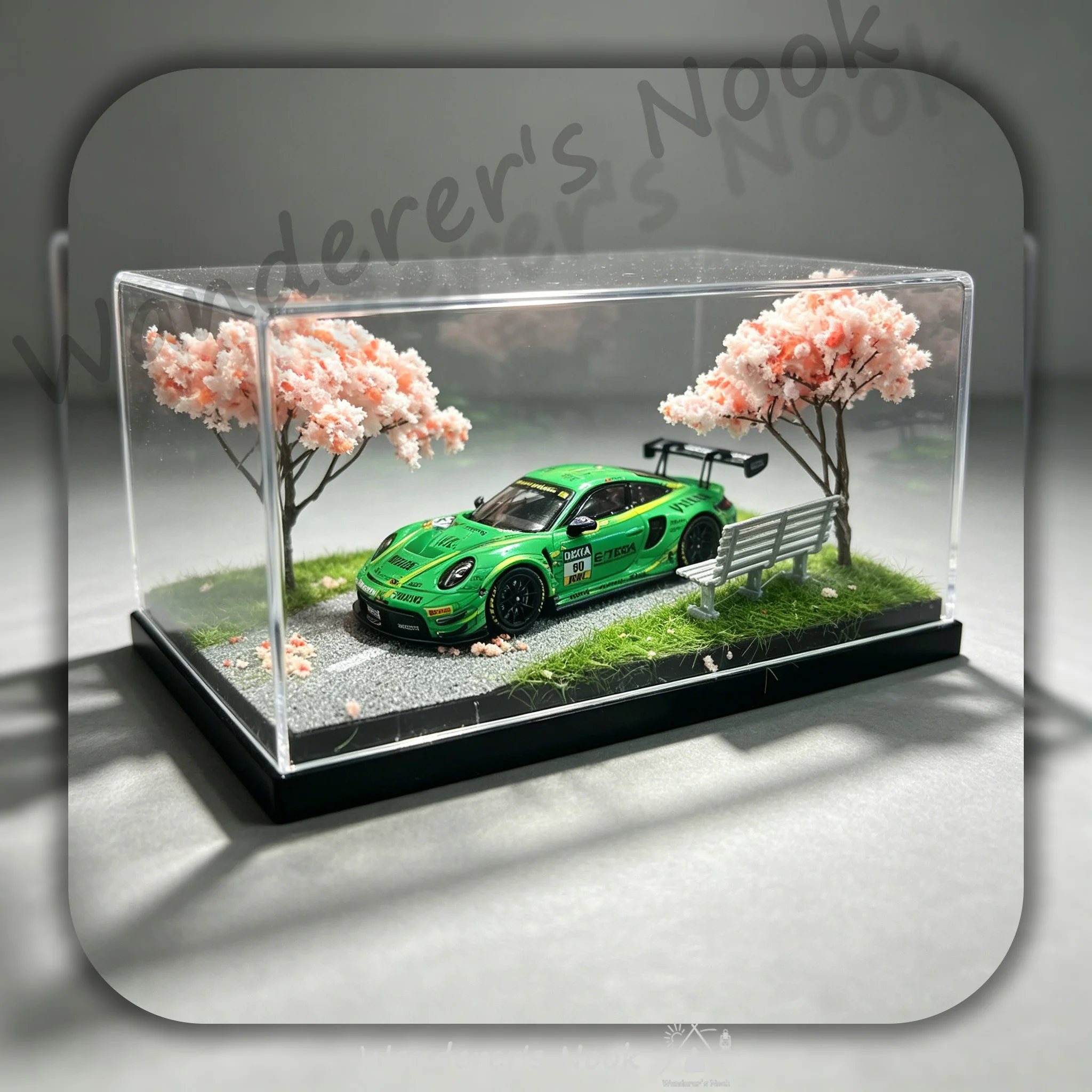 1:64 Cherry Blossom Diorama Ca - Model Kit Display ulasan dan harga