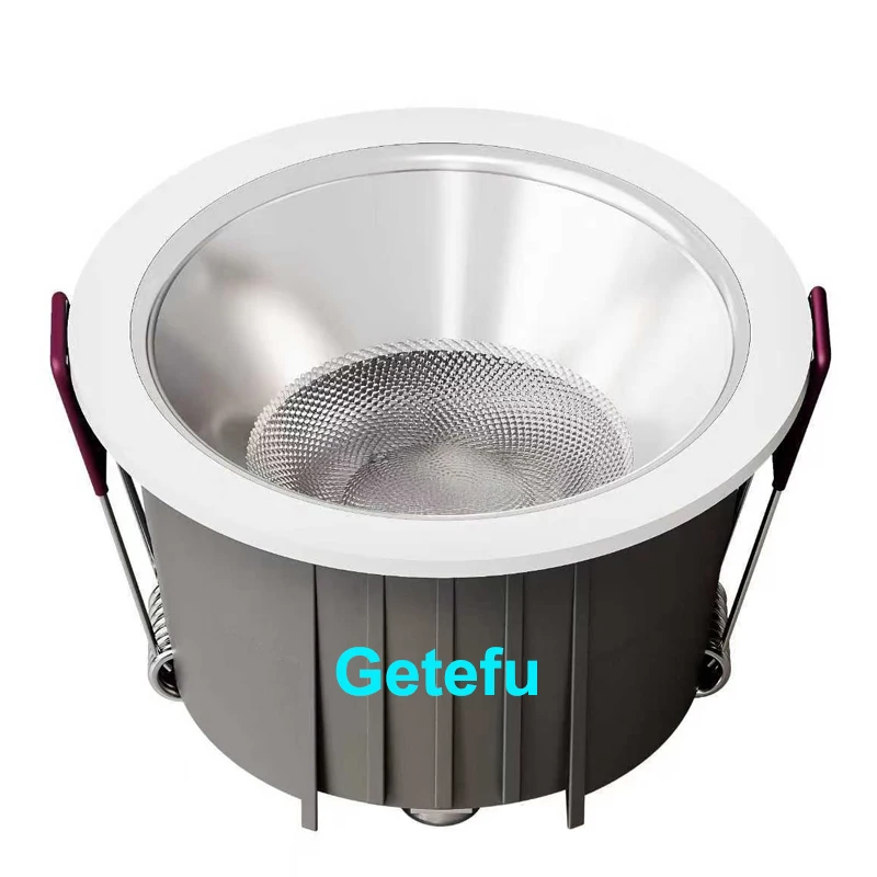 IP65 Waterproof LED Downlight LED Spotlight Embedded COB Ceiling Light AC110V220V Bathroom Kitchen Balcony Toilet Lighting Bulb