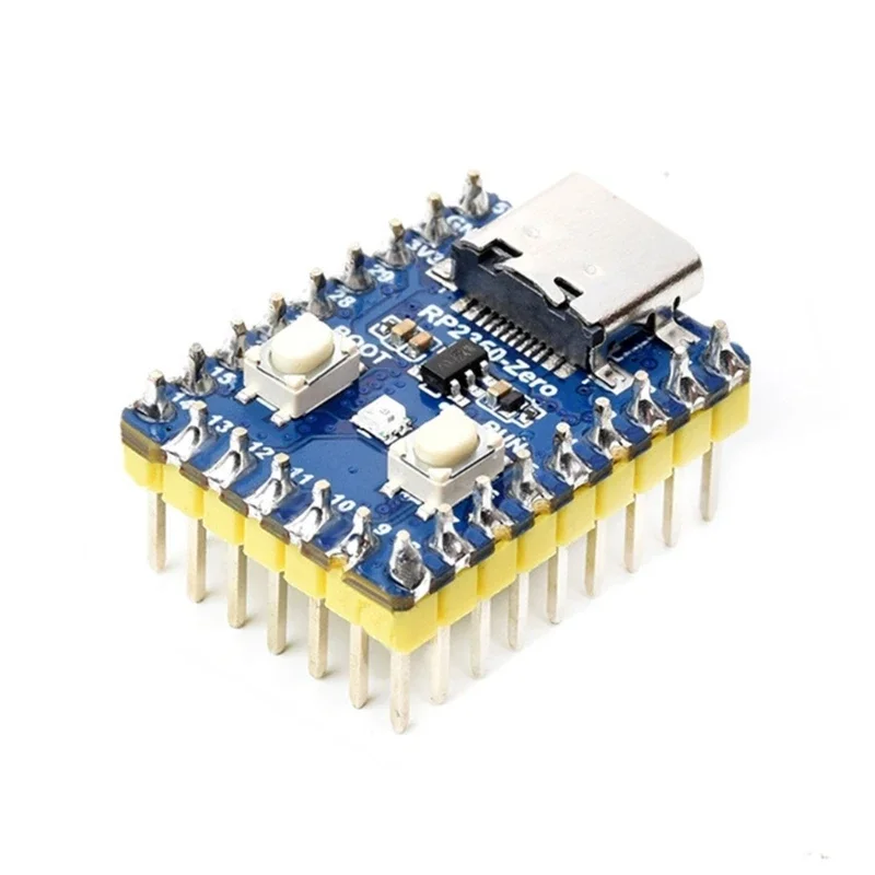 RP2350 Microcontroller Poard с двумя Arm Cortexm33 и RISC V -ядрами 150 МГц.